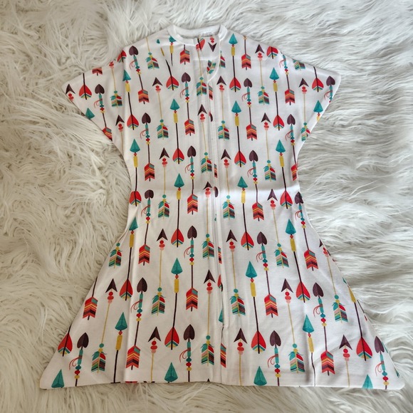 2-PK SLEEPING BABY Zipadee-Zip Sleeping Sack Cotton 3M-6M Extra Small Arrows NEW - Picture 10 of 16